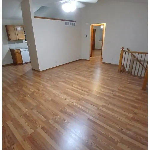Carpet-to-Pergo makeover — after
