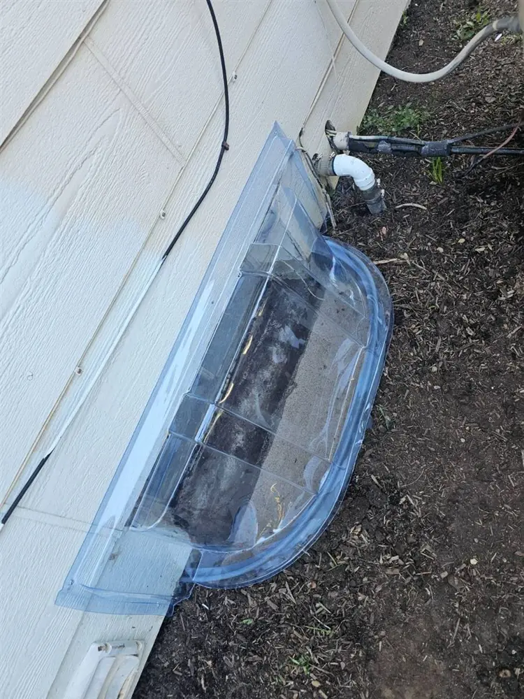 Basement window rebuild — after